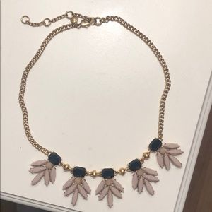 J. Crew Floral Statement Necklace, Gold